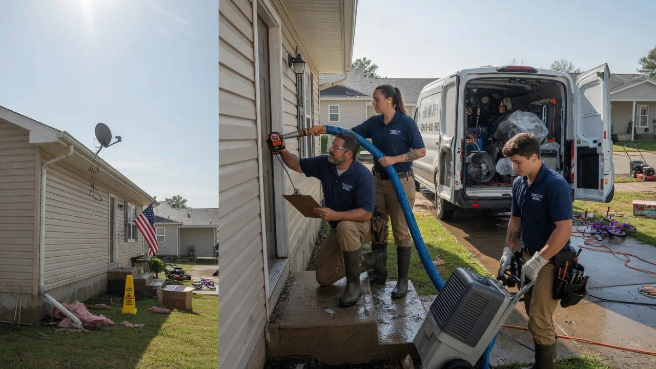 Ceiling Water Damage Restoration in Fountain Hill, AR near me